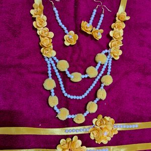 Haldi Jewellery Set