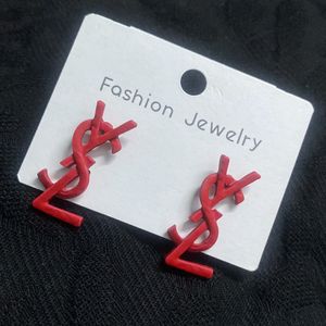 YSL RED EARRINGS