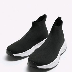 Zara High-top sneakers Black shoes