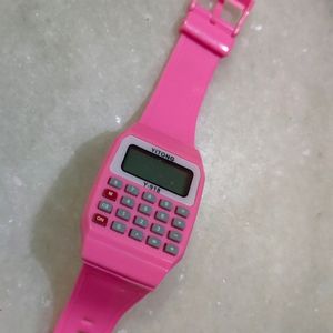 Calculator Pink Watch💗