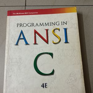 Programming In ANSI C