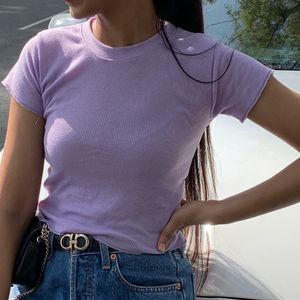 Lavender Crop Top