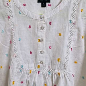 Ann Taylor Embroidered Top