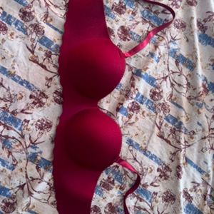 Maroon Push Up Bra