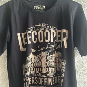 Lee Cooper Black Tshirt For Men And Women