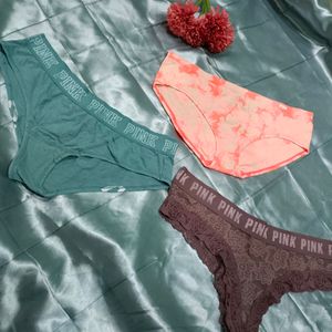 Combo Of Three Branded Victoria's Secret Penty