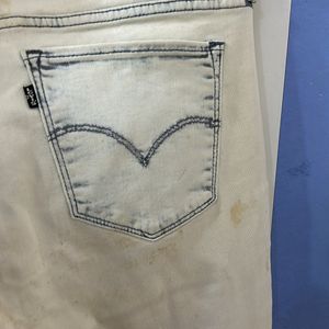 White Levis Jeans