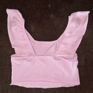 Off Shoulder Lilac Zara Cropped Top