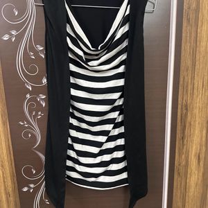 Stylish Black N White Top