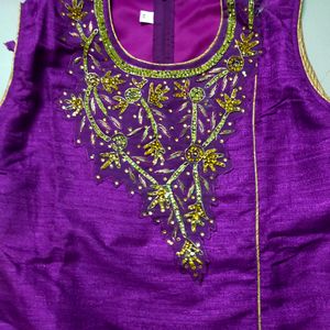 Purple Kurta