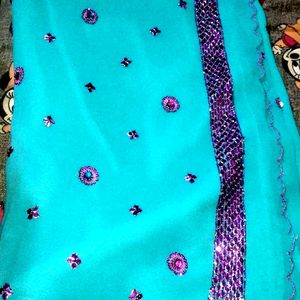 Saree Sky Blue 💙