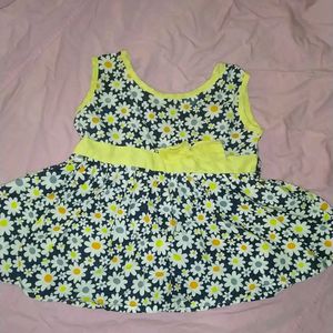 0 To 6 Month Baby Girl Frock
