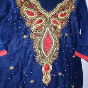 Punjabi Suit With Stone Work