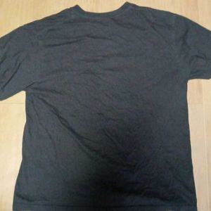 Black Cotton T-shirt