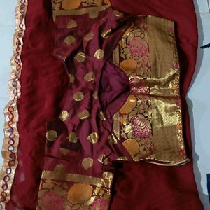 Navratri Special Blouse Dupatta