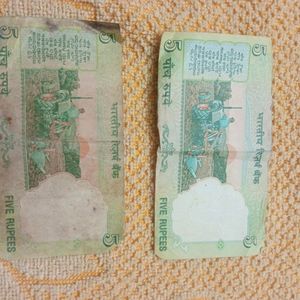 5 Rs Indian Cash