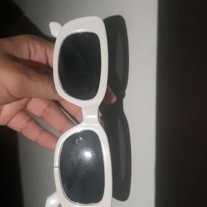 White  Broken Sunglasses