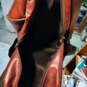 Leather Backpack For Men And Women 25L