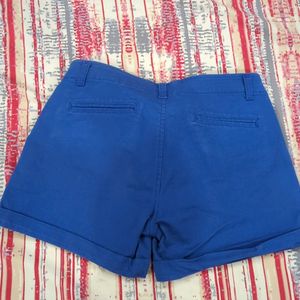 United Colors Of Benetton Blue Shorts