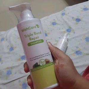 Wishcare Triple  Repair Shampoo  & Body Sunscreens