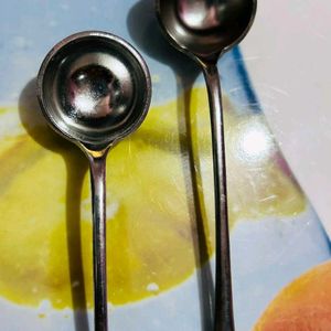 Nescafe Hard Stainless Steel Spoons 🥄(Old & Rare)