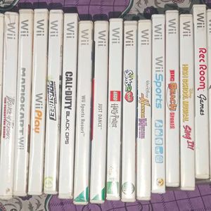 Wii Nintendo Games Cd Pack Of 22