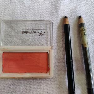 Combo Of Kajal/ Eyebrow Pencil/Blusher