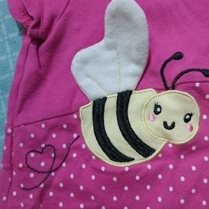 Baby Girl Pink Diaper Dress