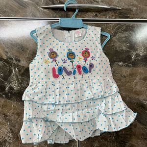 Baby Girl Frock (6 To 12 Months