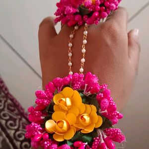 Homemade Flower Ring Bracelet