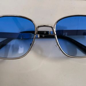 Metal Sunglasses🕶️ Squared Retro Sky Blue Aviator