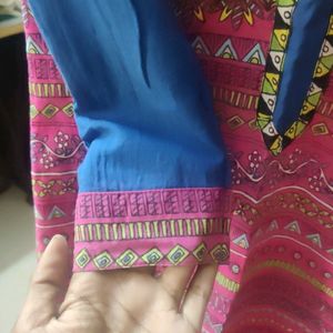 Beautiful Pure Cotton Kurta Multi Colour