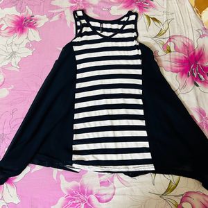 Sleeveless Striped Top