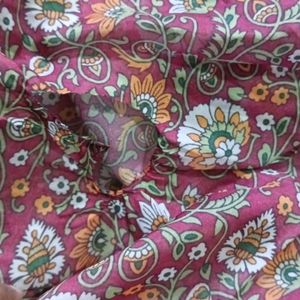 Kalamkari Organza Cut Work Dupatta