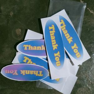 "Thank You" Title Paper Pieces