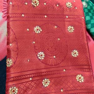 Buy New Banarasi Saree Get One Blue Sare Free