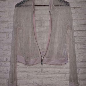 ZARA Peach net Shrug