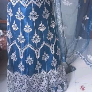 Blue Colour Lehenga