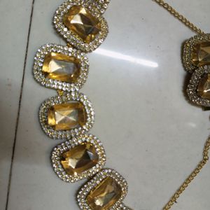 diamond necklace set