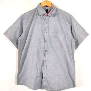 Van Heusen. Grey Dot Print Shirt (Mens)