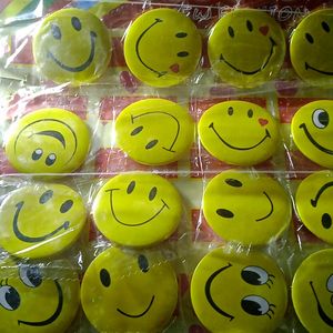Set Of 30 Unused Brand New Smiley Badges..