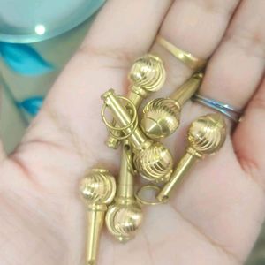 6 Pcs Bajrang Bali Gada/Mace Locket