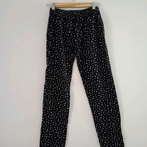 Printed Pant For Women Color Black