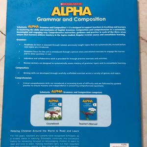 Scholastic Alpha Grammar And Composition 3