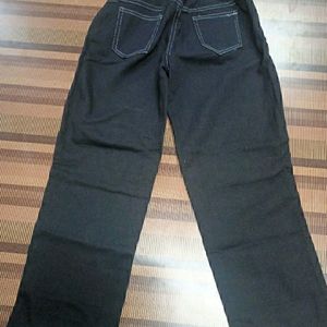 Black Cargo Jeans