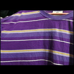 H&M Purple Tshirt