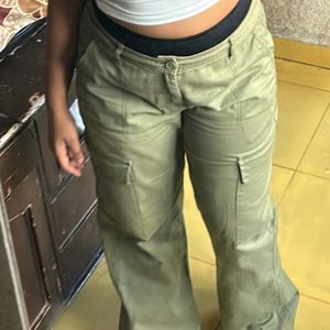 Olive Cargo Pants