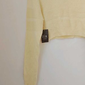 Yellow Winter Top.