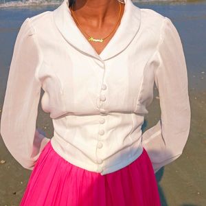 COMBO Top & Skirt With Bow Pinterest Coquette