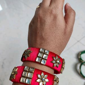 Handmade Silk Thread Bangles